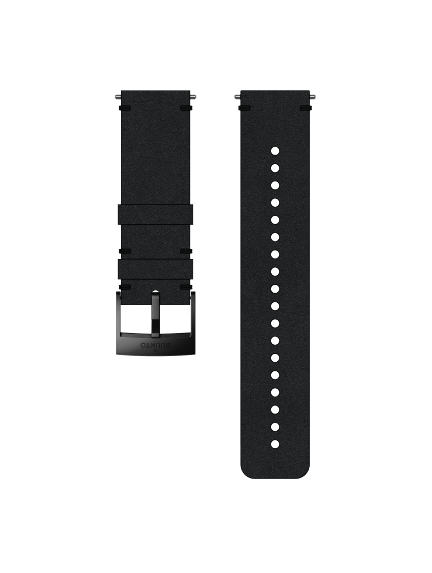 SUUNTO 24mm LEATHER BLACK apyrankė